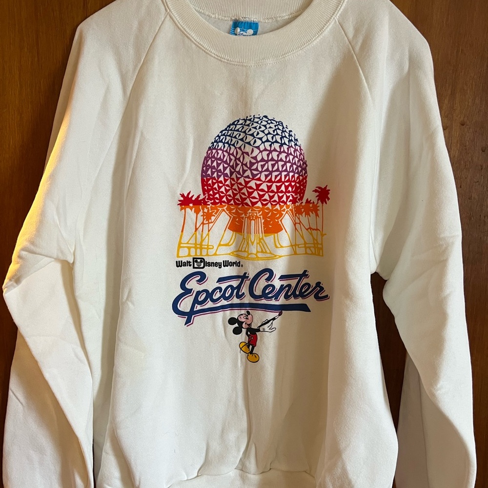 Vintage 80s Disney Epcot Center Sweatshirt